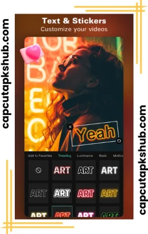 Download CapCut Mod APK (Premium Unlocked) v15.7.10 Free & Pro Editing Unlocked 8 Text-and-Stickers