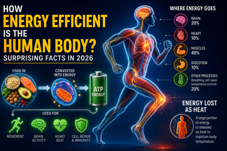 How Energy Efficient Is the Human Body?