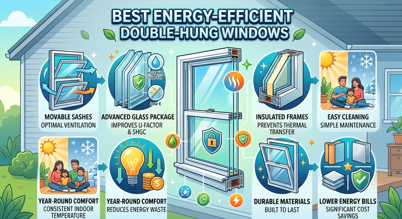 Best Energy-Efficient Double-Hung Windows: 7 Smart Choices for 2026