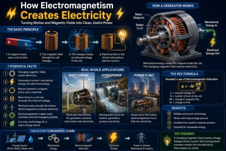 How Electromagnetism Create Electricity?