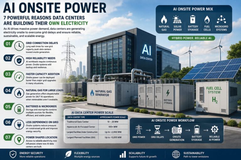 AI Onsite Power: 7 Powerful Reasons Data Centers Are Building Their Own Electricity