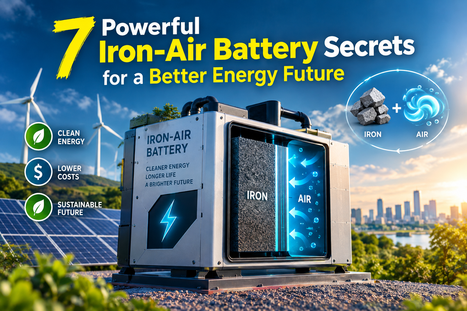 7 Powerful Iron-Air Battery Secrets for a Better Energy Future